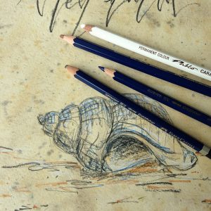 Zeichnung und Stifte