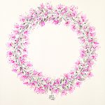 Blumenkranz in Pink