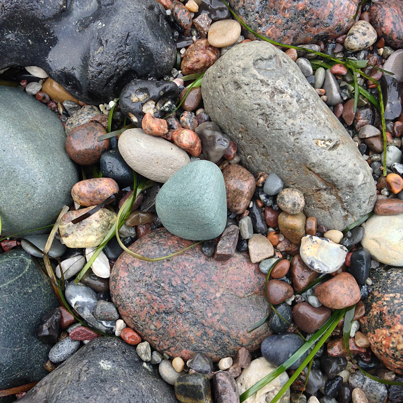Stein am Strand von Neinhagen