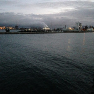 Abend im Hafen von Warnemünde